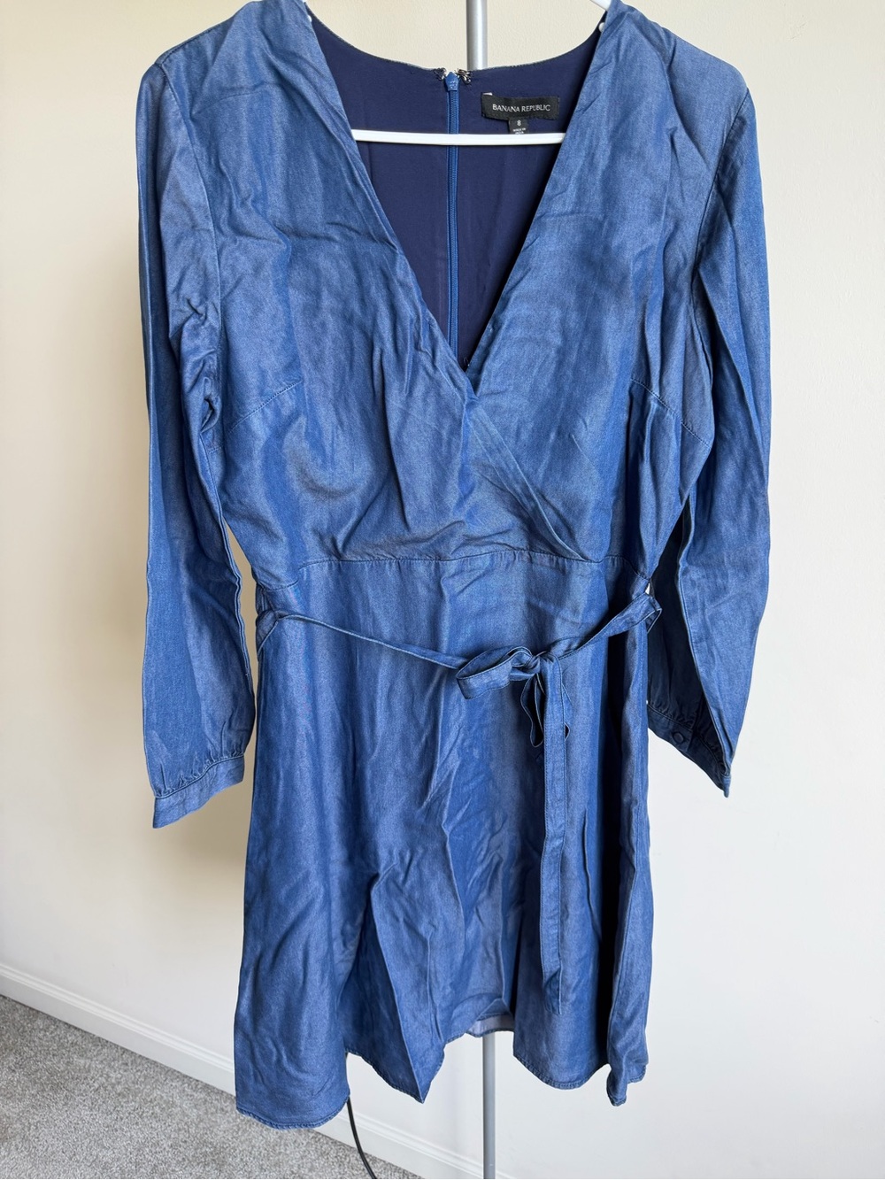 Banana Republic Blue Wrap Dress